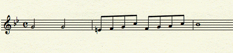 Figure 2b (Bb Major)